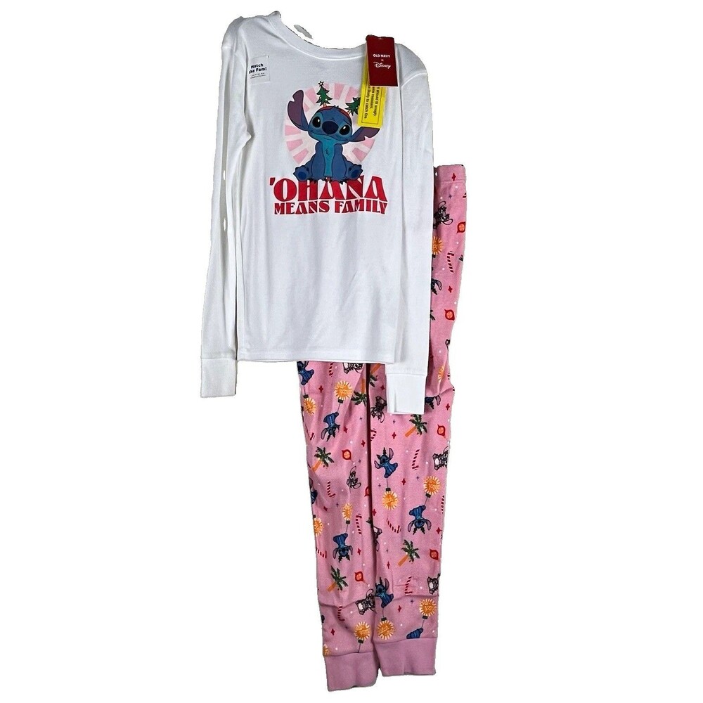 Old Navy Disney Lilo & Stitch Stitch & Angel 2pc Snug Fit Pajama Set XL
